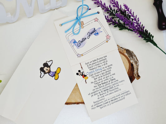 Invitatie de botez cod 1043