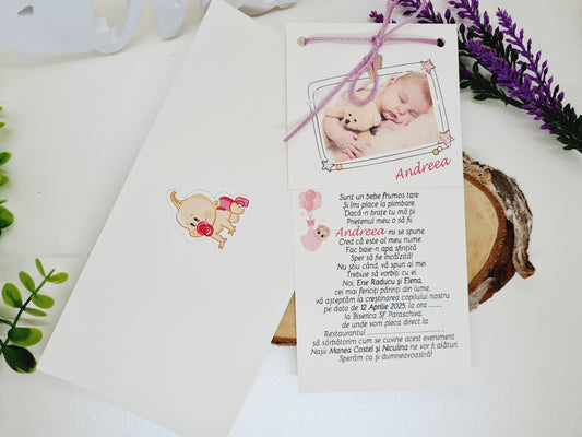 Invitatie de botez cod 1044