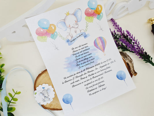 Invitatie de botez cod 1046