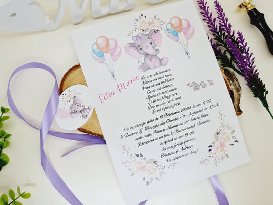 Invitatie de botez cod 1047