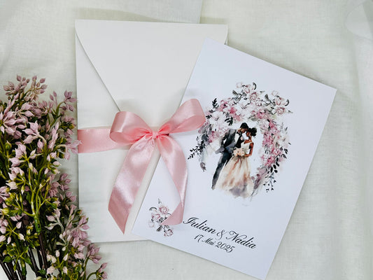 Invitatie nunta cod 1418
