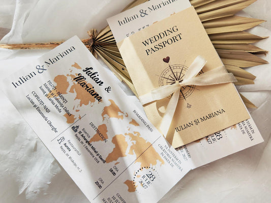 Pasaport / bilet avion cod 1799