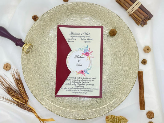 Invitatie de nunta cod 7010