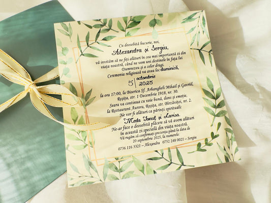 Invitatie nunta cod 7026