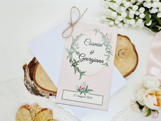 Invitatie de nunta cod 7040