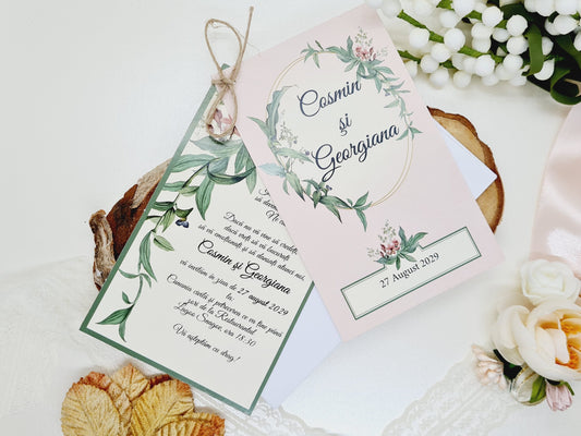 Invitatie de nunta cod 7040