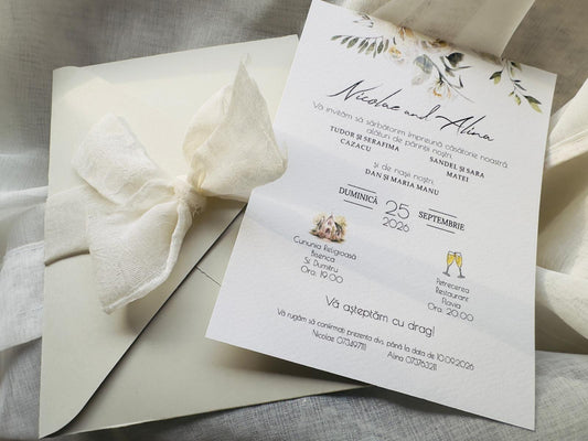 Invitatie nunta cod 1447