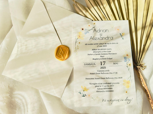 Invitatoe nunta cod 10710