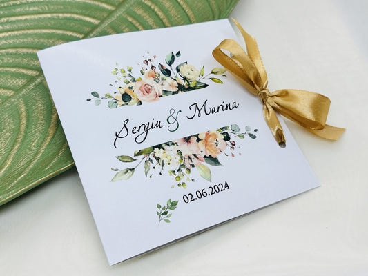Invitatie model floral cod 11531