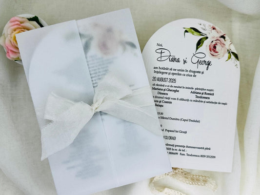 Invitatie nunta calc transparent 1386