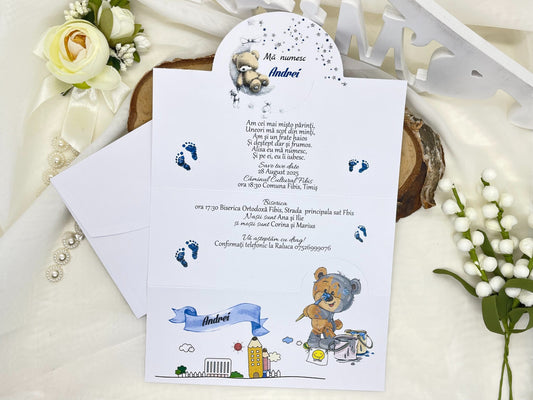 Invitatie de botez cod 1606