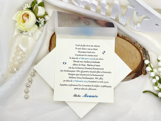 Invitatie de botez cod 1661