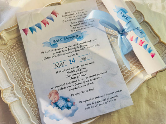 Invitatie botez cod 1427