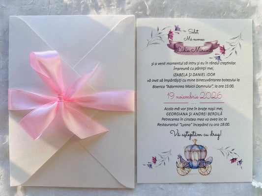 Invitatie de botez cod 1044