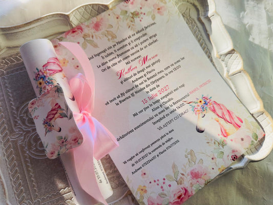 Invitatie de botez cod 1046