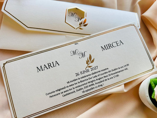 Invitatie de nunta cod 19349