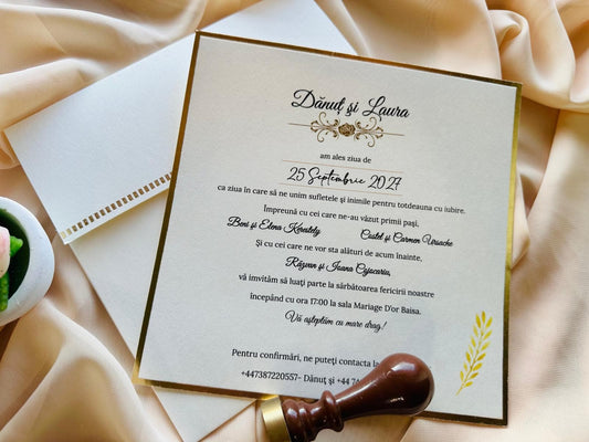 Invitatie de nunta cod 19352