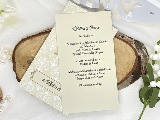 Invitatie de nunta cod 20441