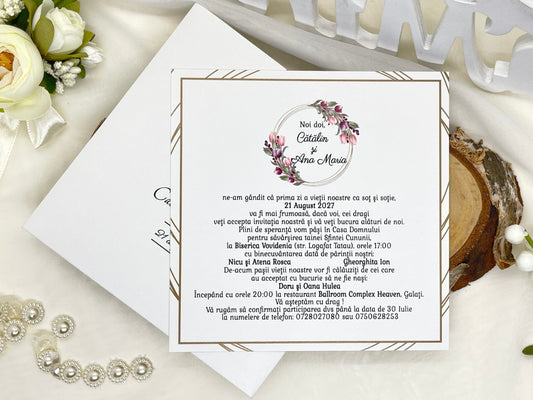 Invitatie de nunta cod 20479