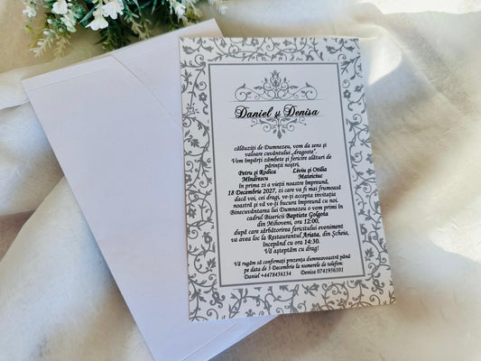 Invitatie nunta cod 20496