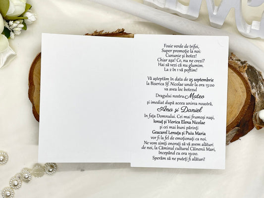 Invitatie de nunta cod 20503