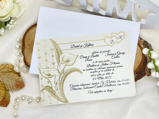 Invitatie de nunta cod 6349