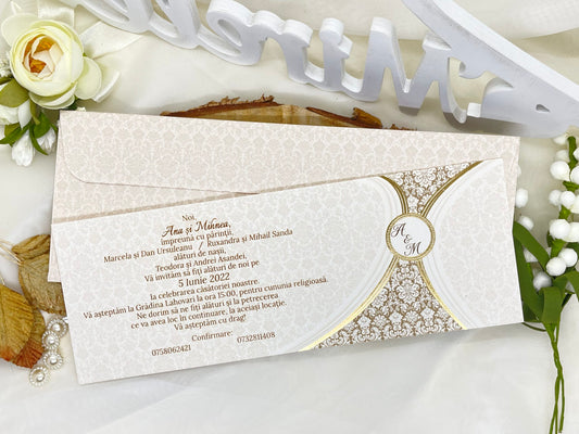 Invitatie de nunta cod 6378