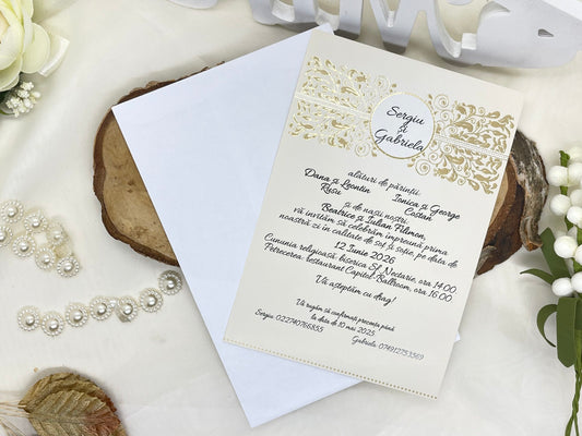 Invitatie de nunta cod 6407