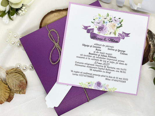 Invitatie de nunta cod 6419
