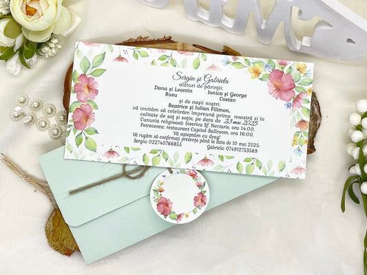 Invitatie de nunta cod 6463