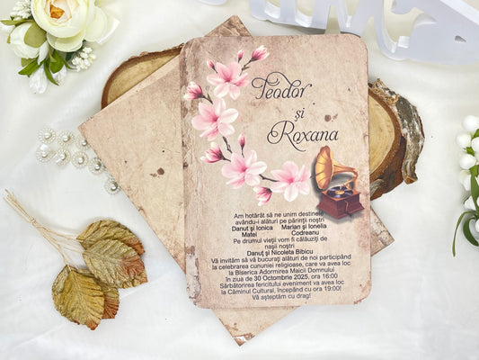 Invitatie de nunta cod 6517