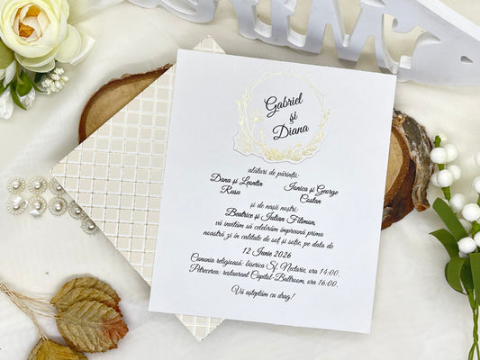 Invitatie de nunta cod 6555