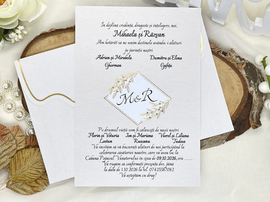 Invitatie de nunta cod 6586