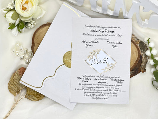 Invitatie de nunta cod 6586