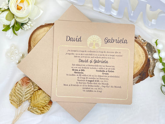 Invitatie de nunta cod 6591