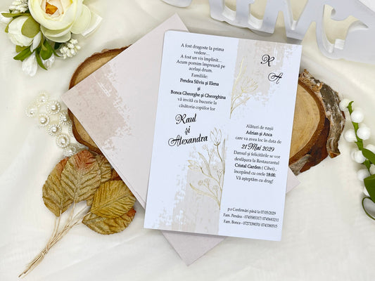 Invitatie de nunta cod 6601