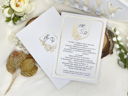 Invitatie de nunta cod 6604