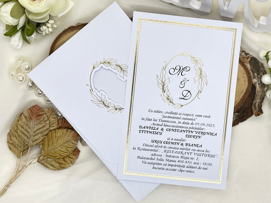 Invitatie de nunta cod 6609