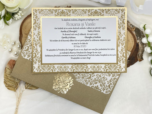 Invitatie de nunta cod 6648