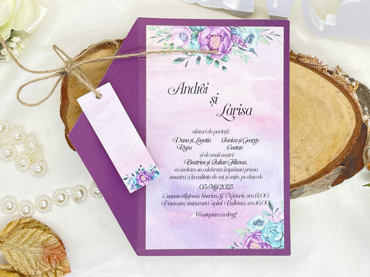 Invitatie de nunta cod 7004