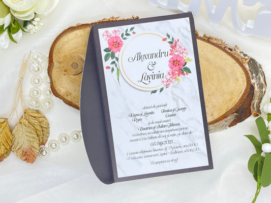 Invitatie de nunta cod 7009
