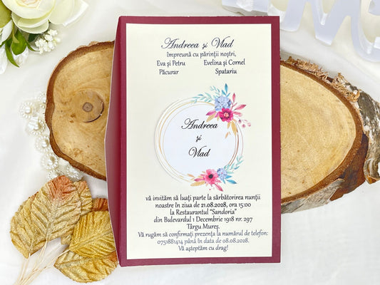 Invitatie de nunta cod 7010