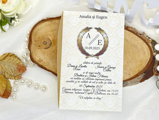 Invitatie de nunta cod 7057