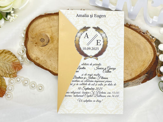 Invitatie de nunta cod 7057