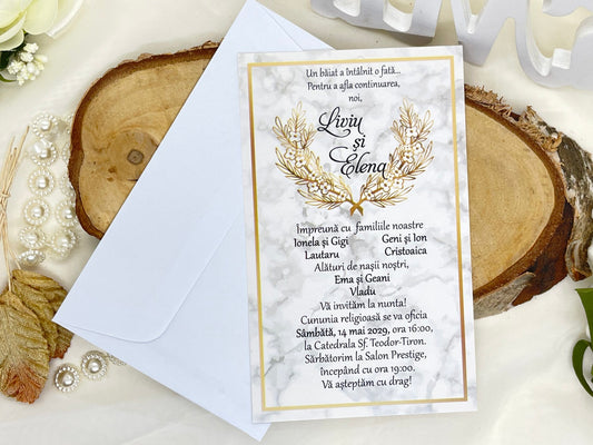Invitatie de nunta cod 7059
