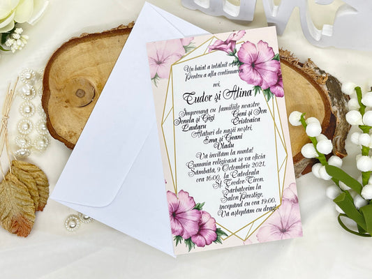 Invitatie de nunta cod 7061