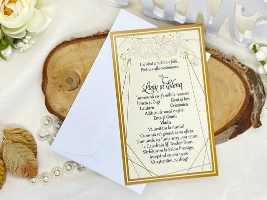 Invitatie de nunta cod 7063