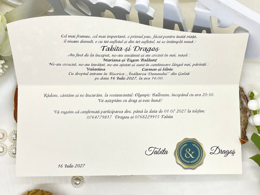 Invitatie de nunta cod 7069