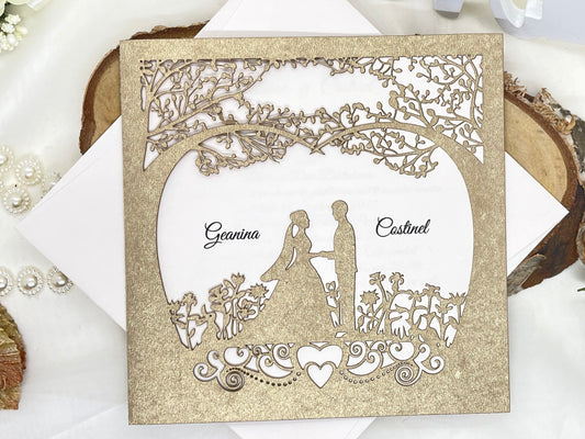 Invitatie de nunta cod 8325