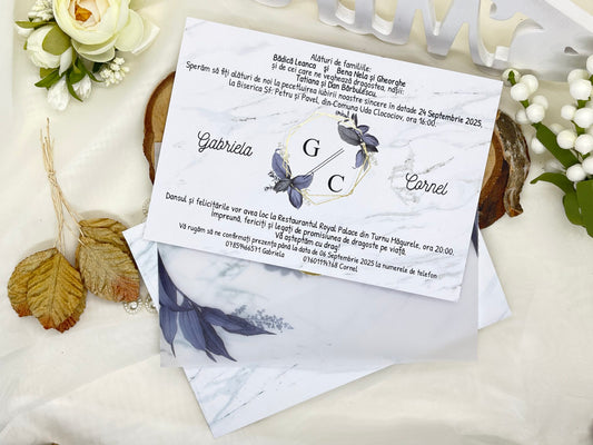 Invitatie de nunta cod 8425